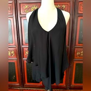 Anthropologie ‘Bordeaux’ chiffon tank Size S